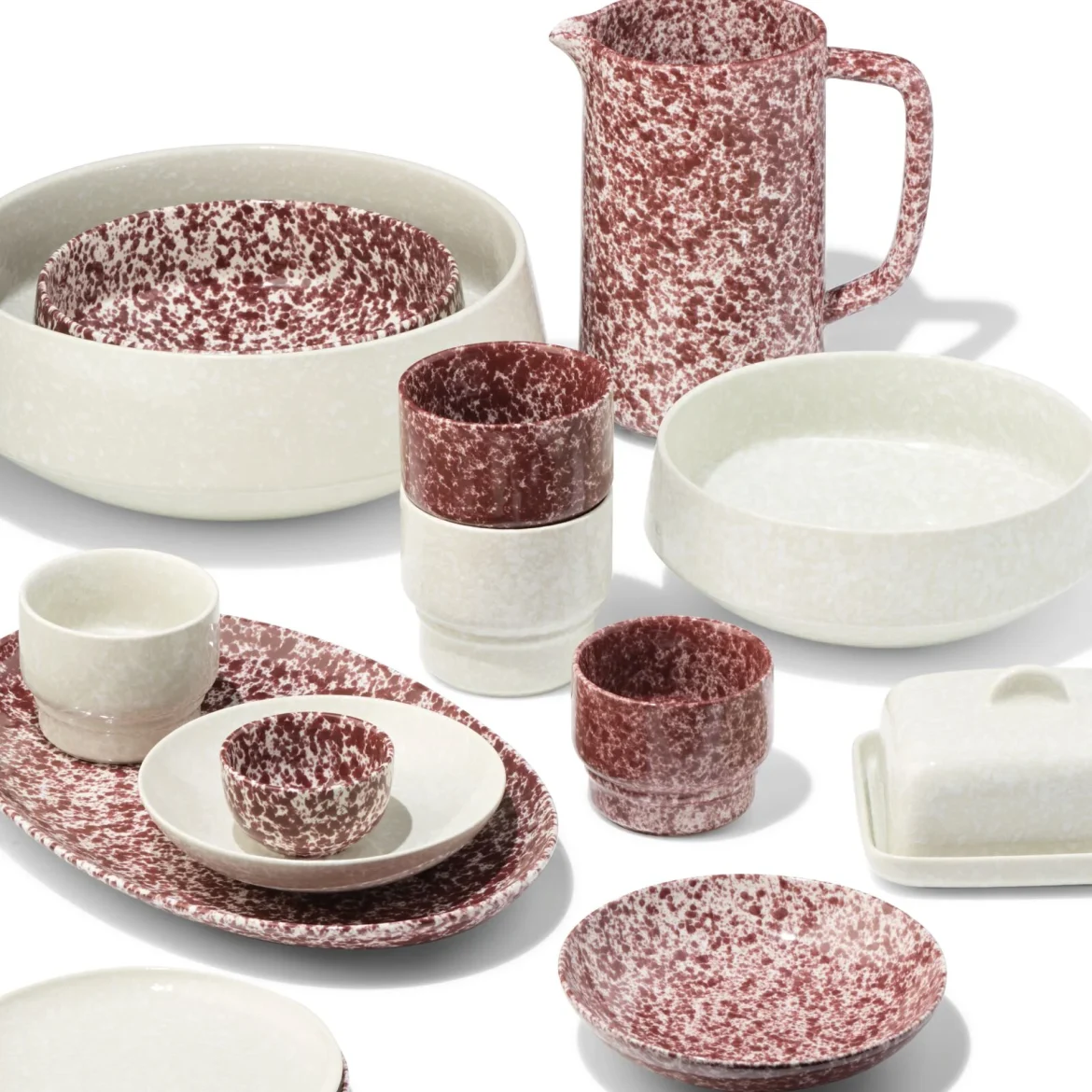 hema spikkelservies