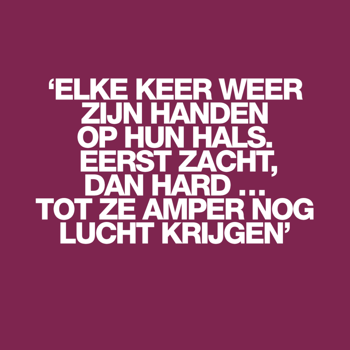 recht uit de zaal, finn p. verkracht, wurgseks