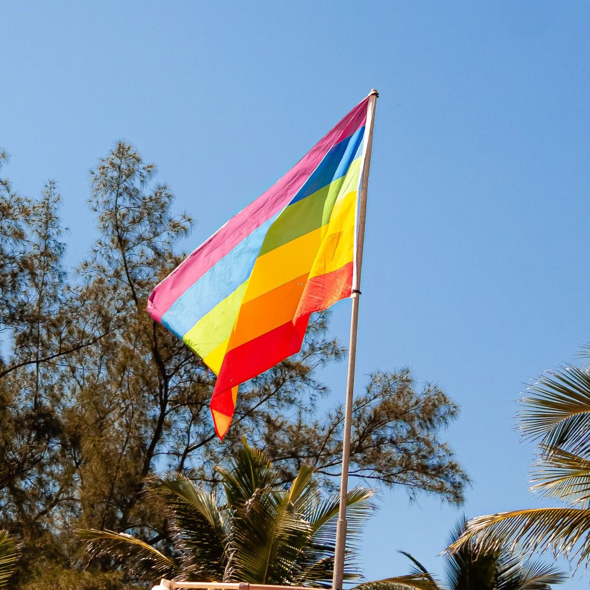 pride, lhbtq+ vlag zomer