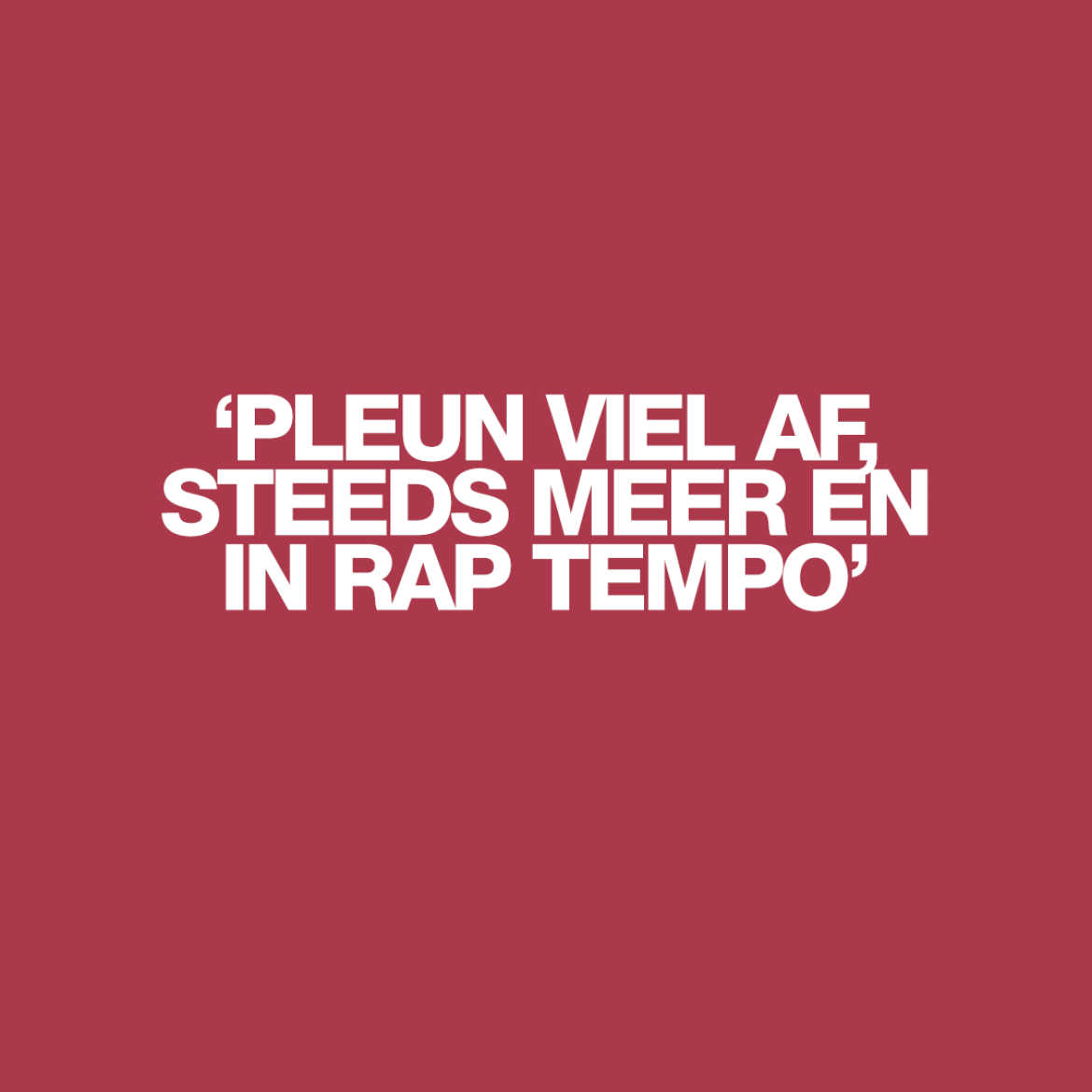 pleun afvallen