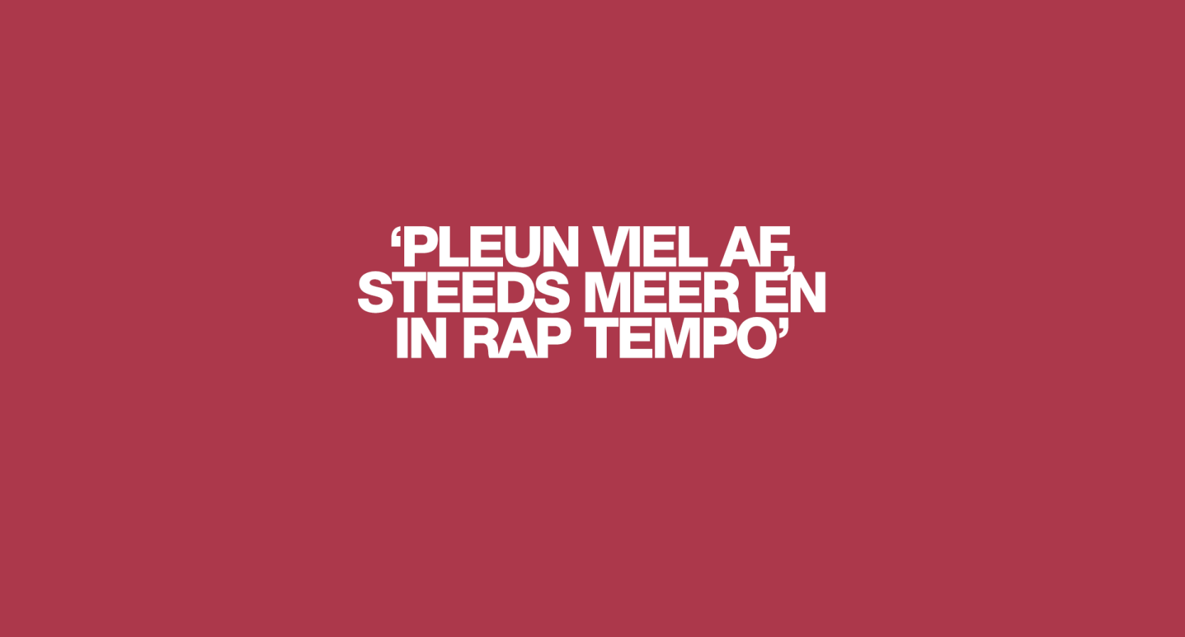 pleun afvallen