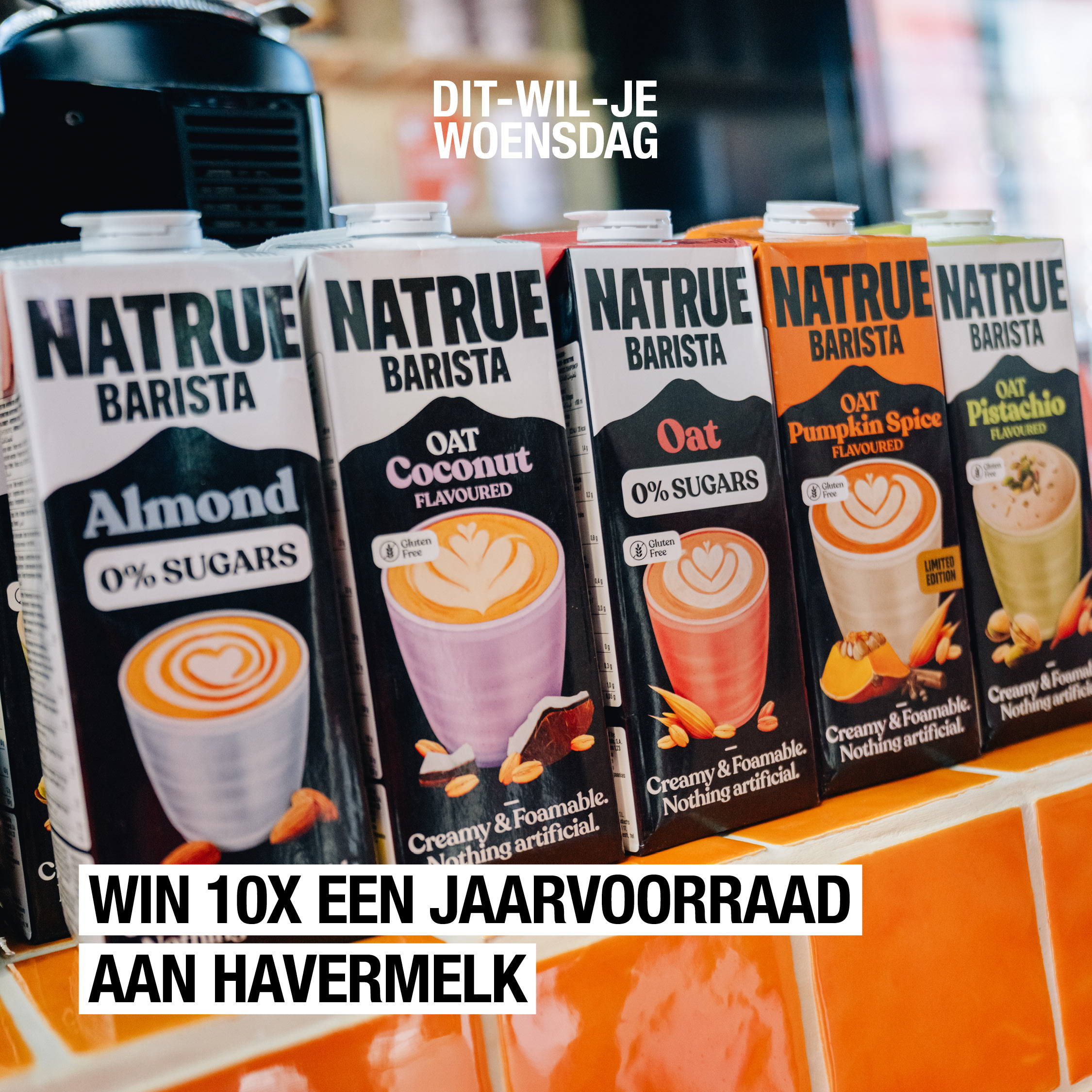 Van Oat Pistachio tot Oat Matcha: win 60 pakken van je favo smaken plantaardige dranken