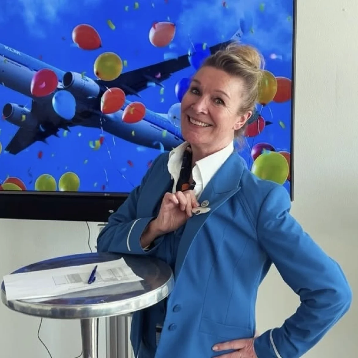 Charlotte Besijn van GTST wordt stewardess