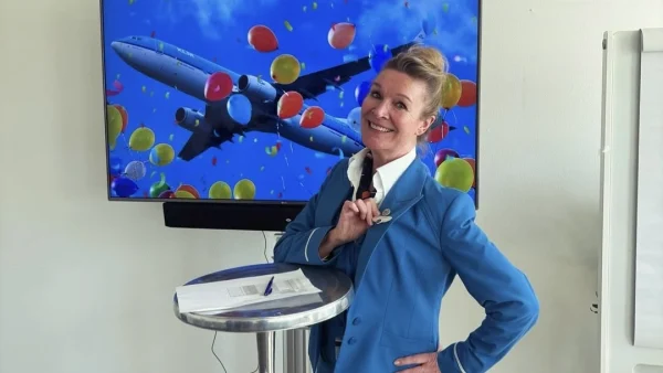 Charlotte Besijn van GTST wordt stewardess