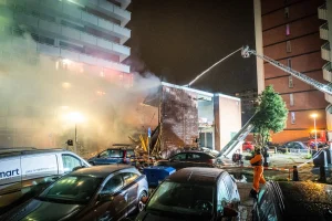 Thumbnail voor Zeker 7 gewonden door explosie en brand in fitnessstudio Amsterdam, 400 mensen geëvacueerd