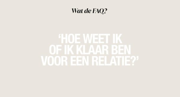 Klaar voor relatie