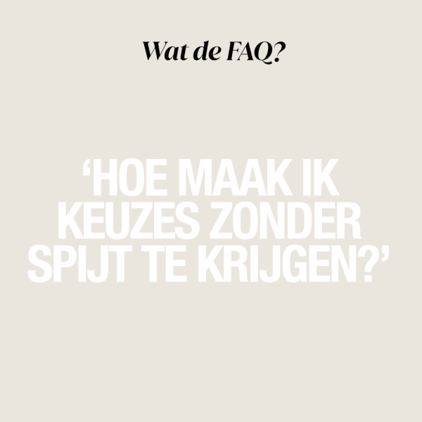 keuze spijt tegel