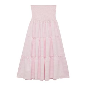 geruite maxi rok