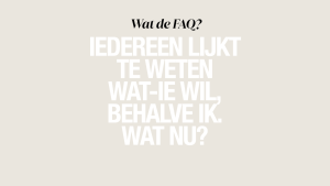 Thumbnail voor Lijkt iedereen te weten wat-ie wil behalve jij? Psycholoog adviseert: 'Jump before you're ready'