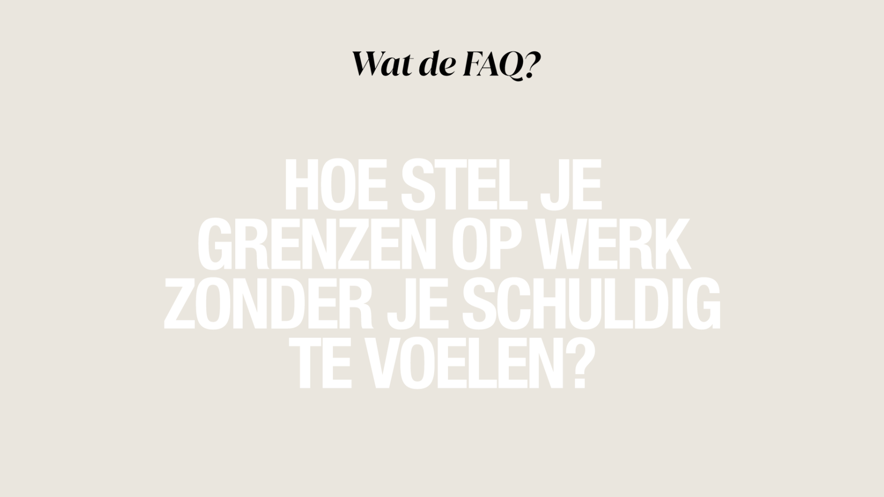 Voor alle people pleasers: zo leer je 'nee' zeggen op werk