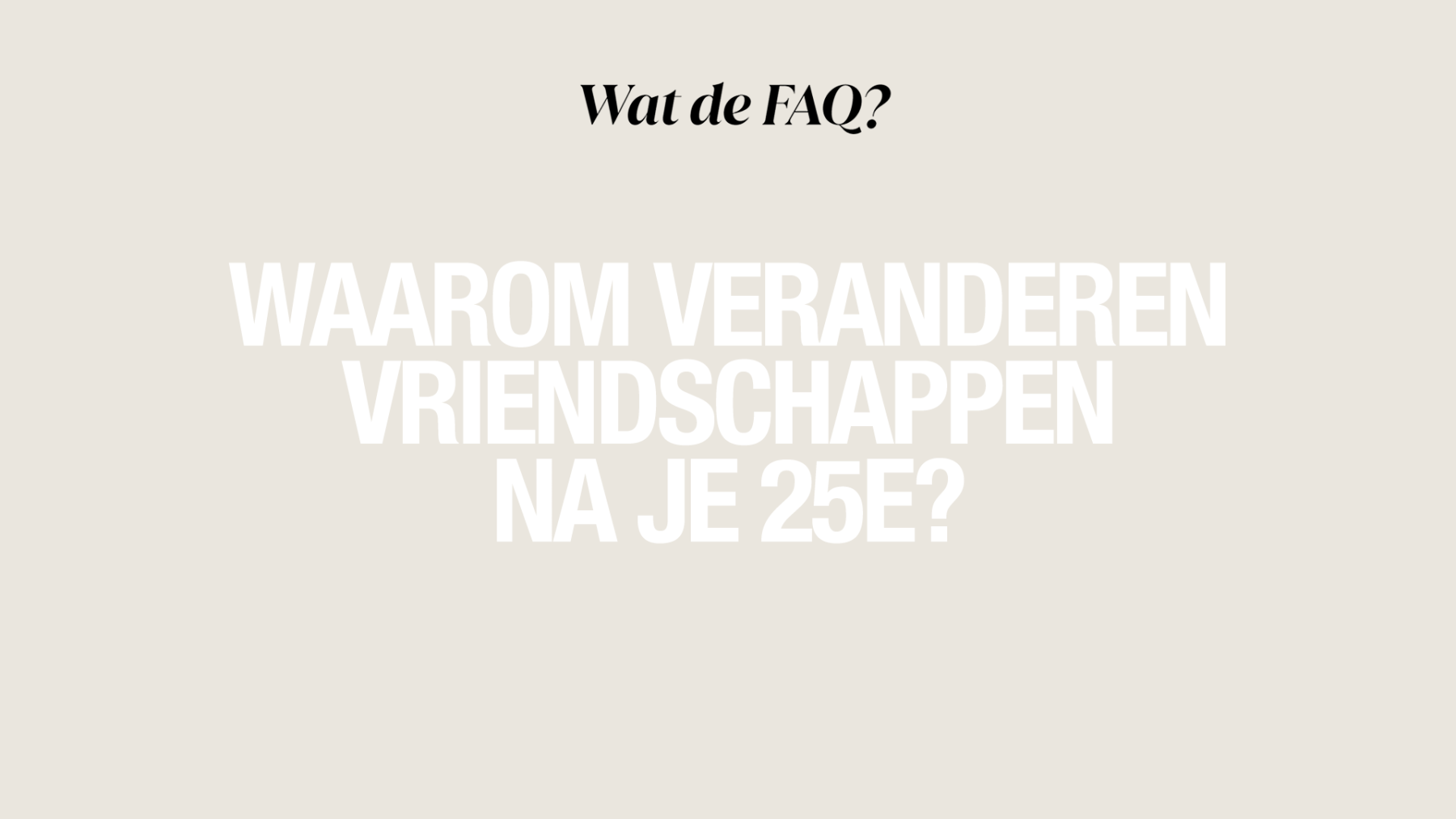 Heb je echt één beste vriendin nodig? Dit zegt psycholoog Sabine Klaver