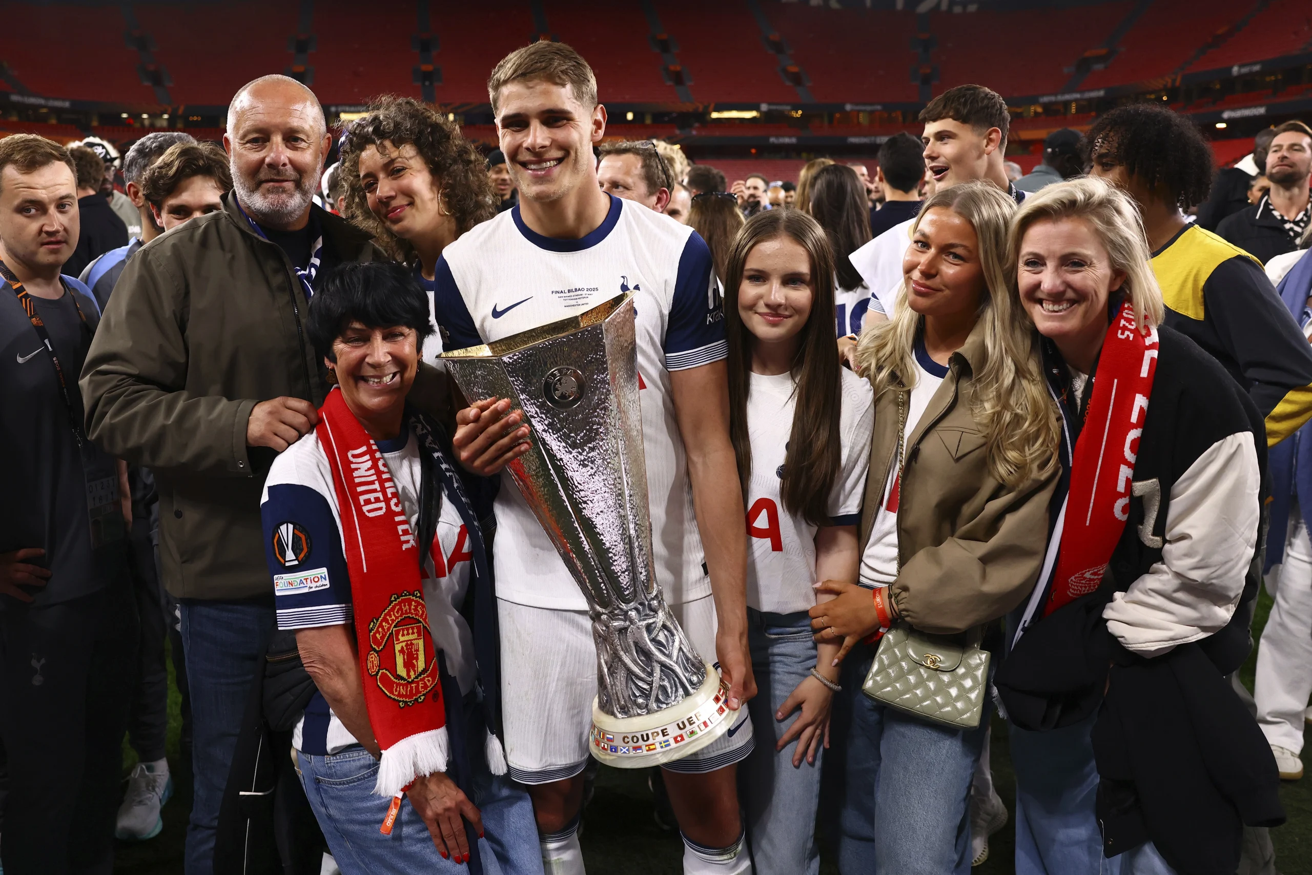 Micky van de Ven en familie 