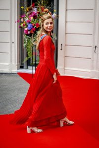 prinses alexia rode jurk vintage prinsjesdag