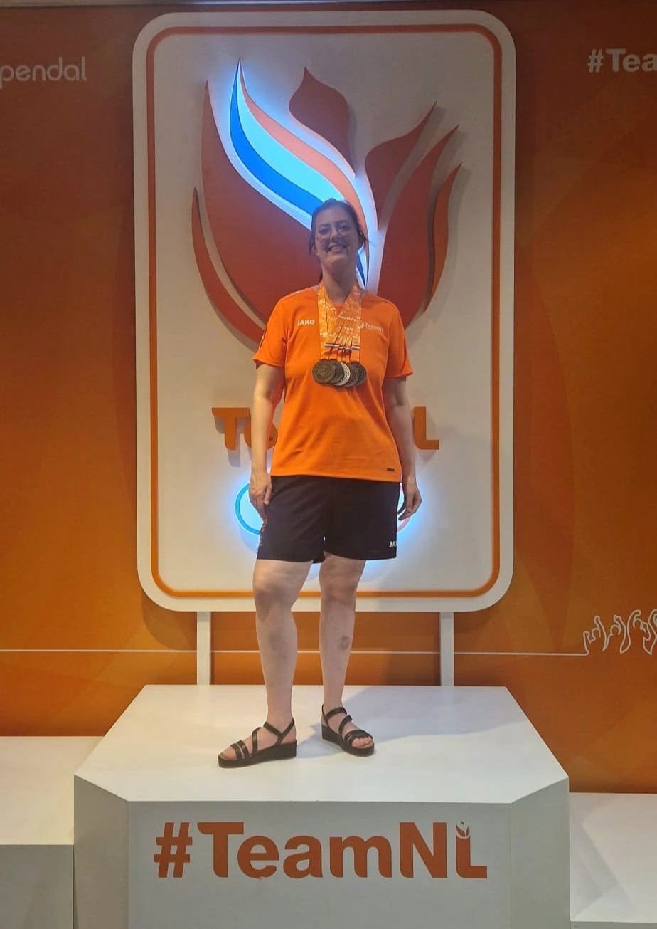 Larenne op de Transplantgames