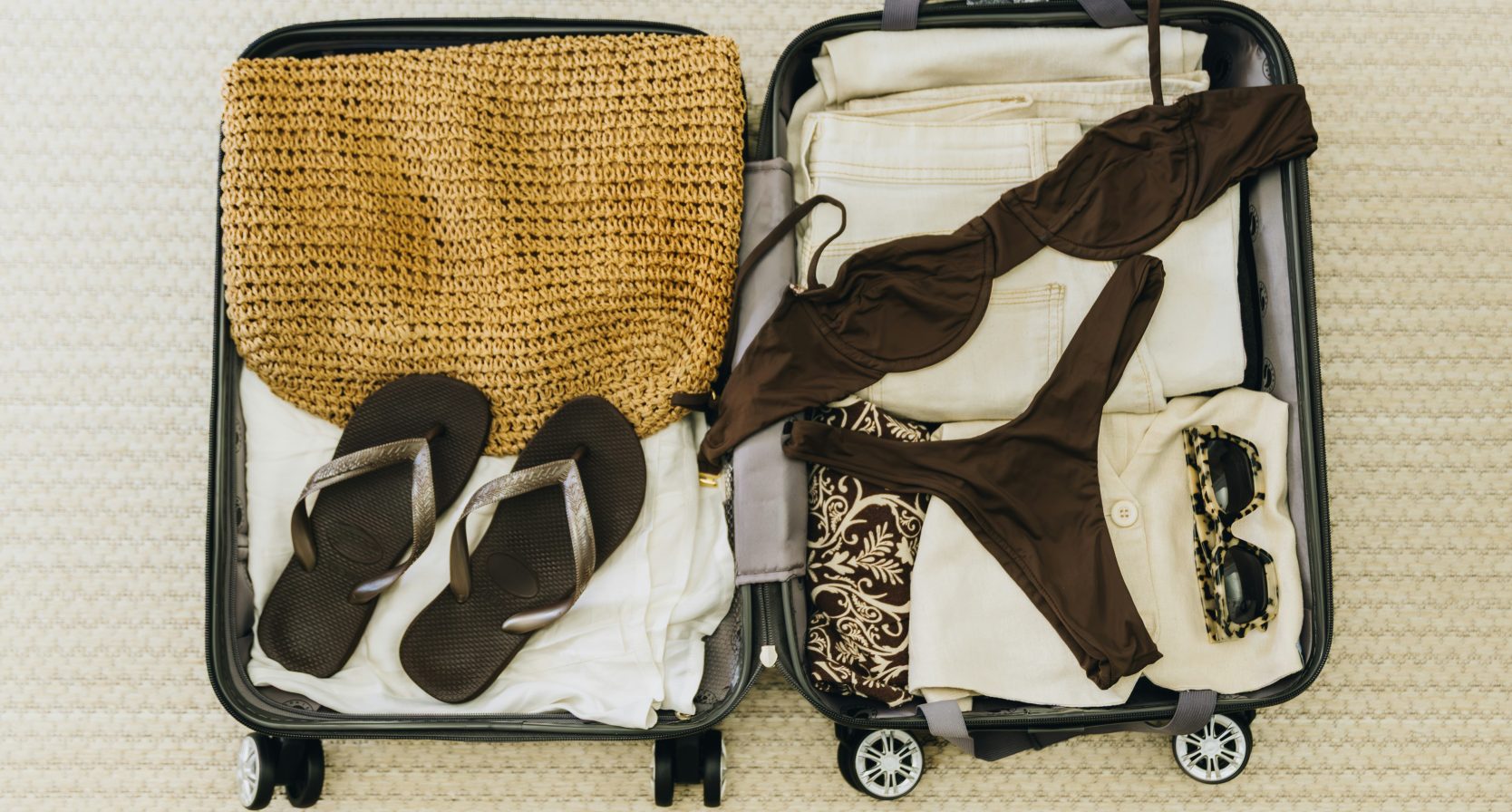 Koffer inpakken voor vakantie