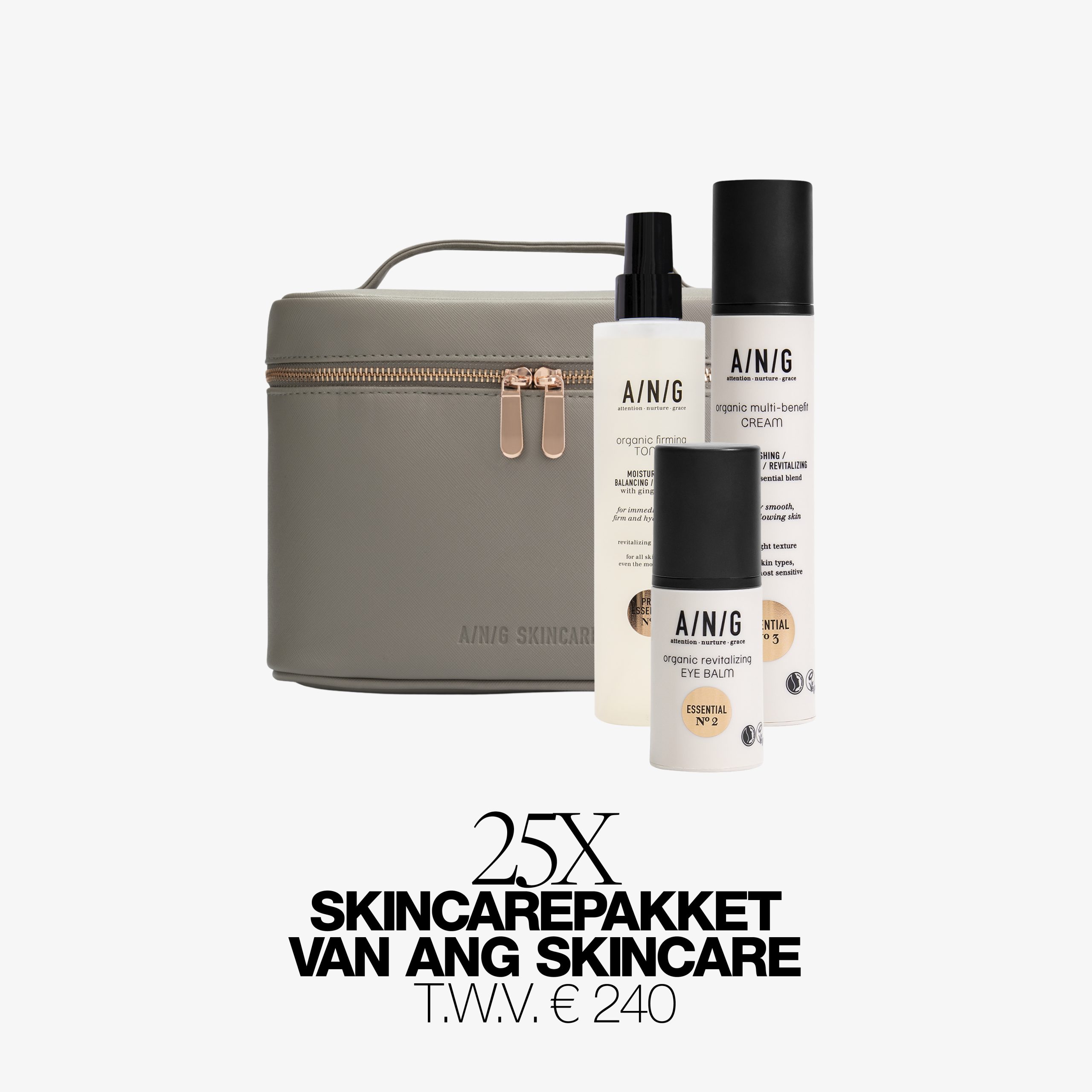 Huid blij, jij blij: Win 25x een skincarepakket van A/N/G Skincare t.w.v. 240 euro