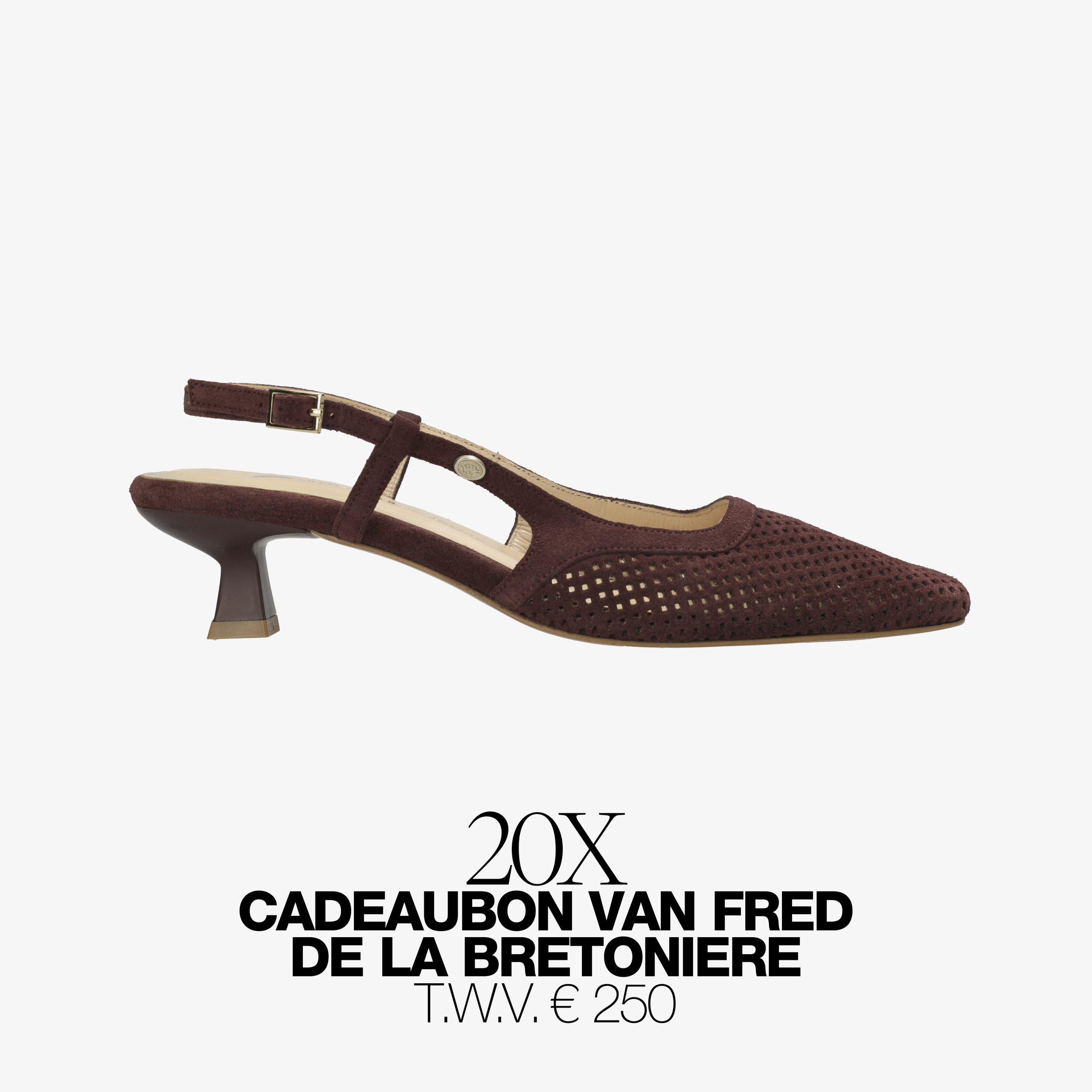 Toe aan een garderobe upgrade? Win 20x een cadeaubon van Fred de la Bretoniere t.w.v. 250 euro