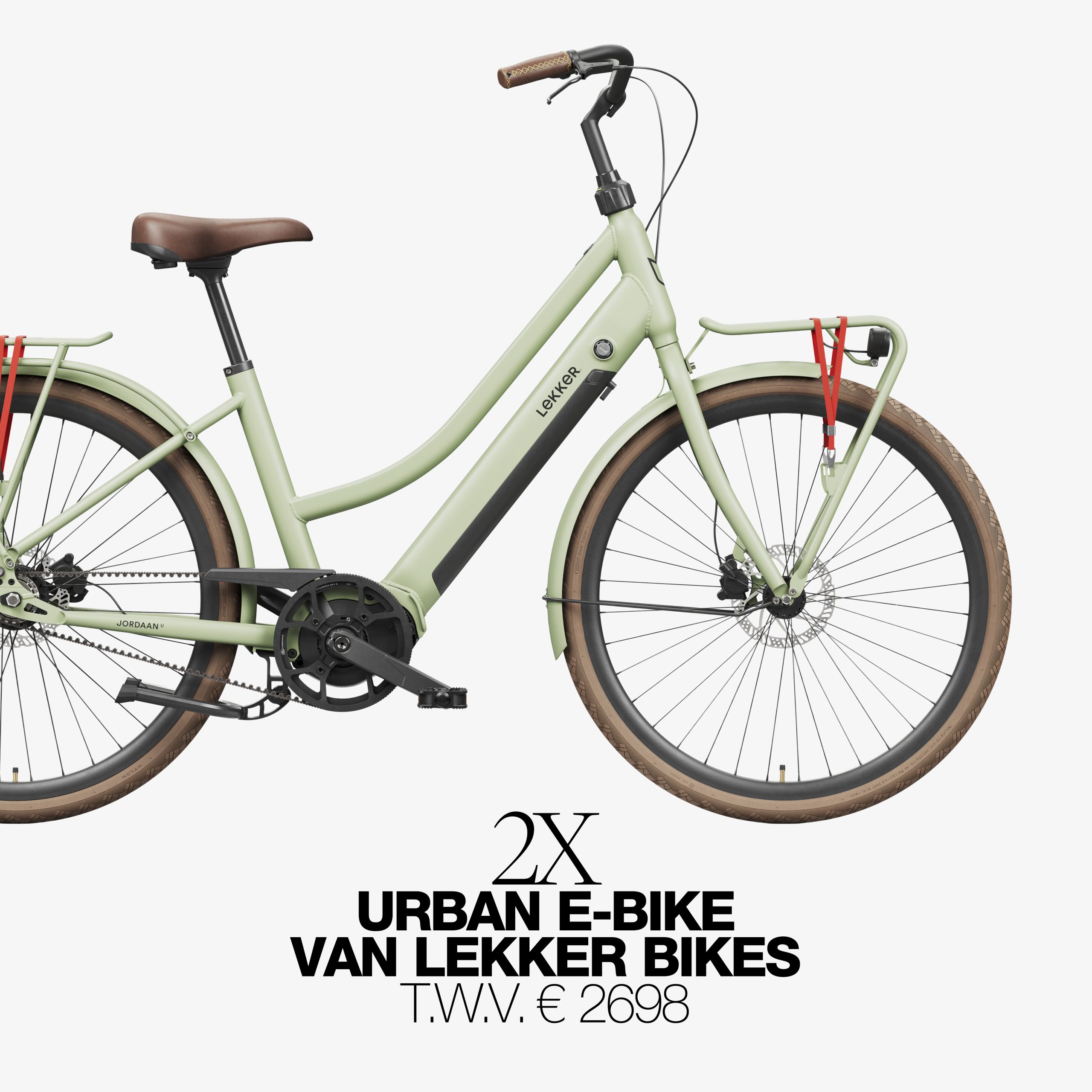 Is jouw fiets aan een upgrade toe? Win 2 x deze Urban E-Bike van LEKKER Bikes t.w.v. 2698 euro