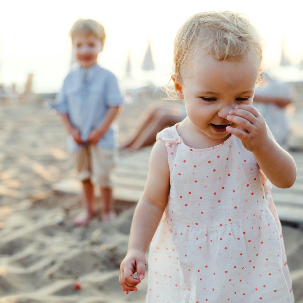 strandtenten met kinderen