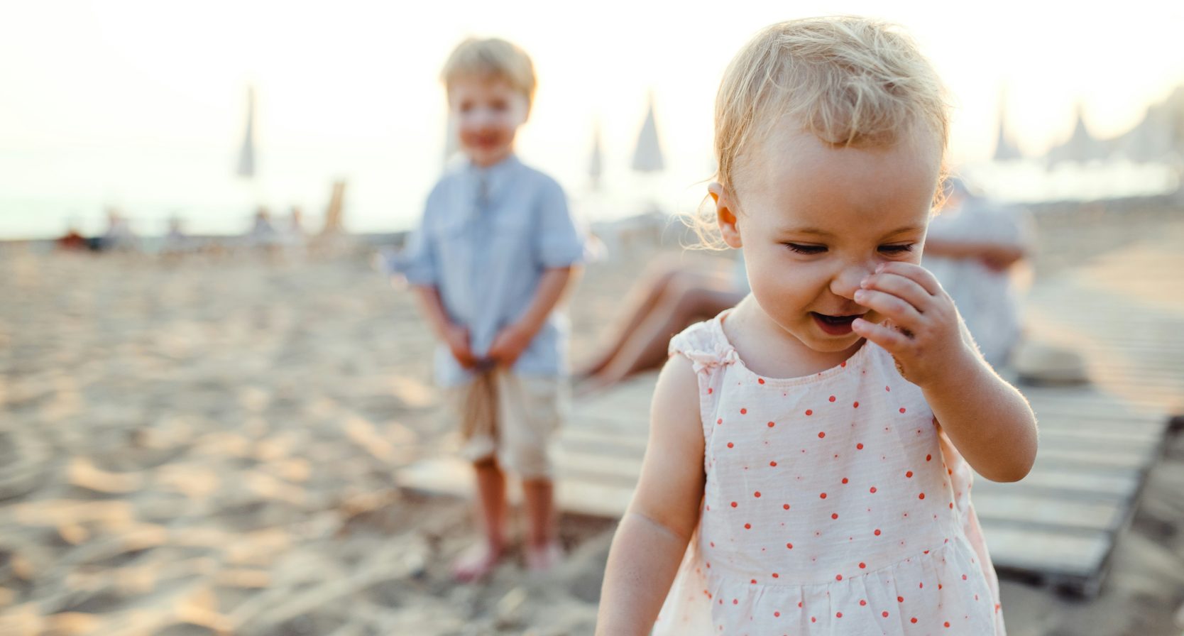 strandtenten met kinderen