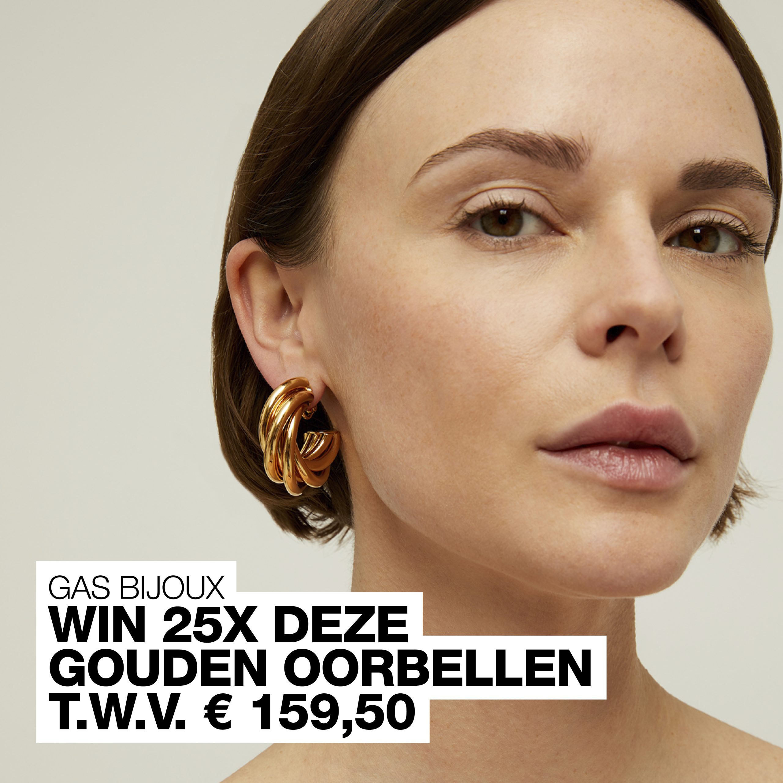 Om door een ringetje te halen: win sculpturale oorbellen van Gas Bijoux ter waarde van 159,50
