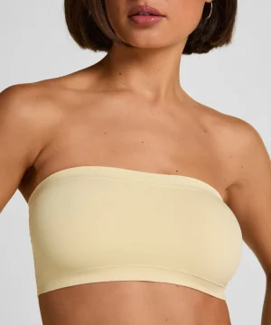 Strapless beha van Hunkemöller in geel