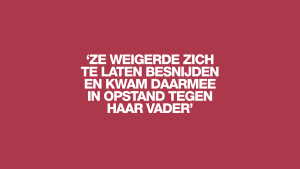 'Sabina uit Kenia moet elke dag strijden voor haar eigen keuzes, in Nederland hebben meisjes er soms te veel'