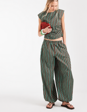 Gestreepte broek ASOS