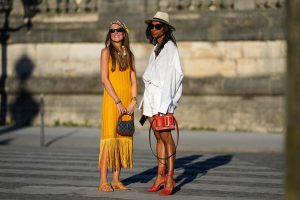 zomerschoenen, trends, korte broek of jurk boho