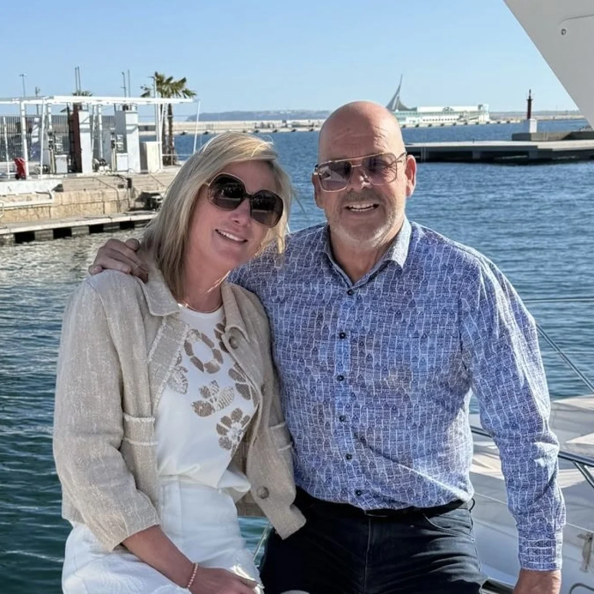 Jean Paul met vriendin Fabienne uit B&B Vol Liefde