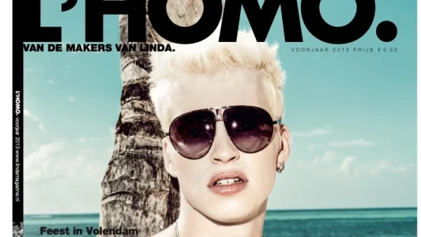 Johannes Rypma op de cover van L'Homo