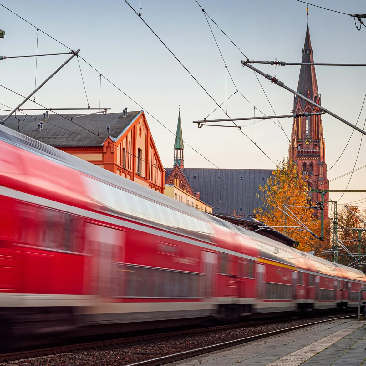 rijdende trein