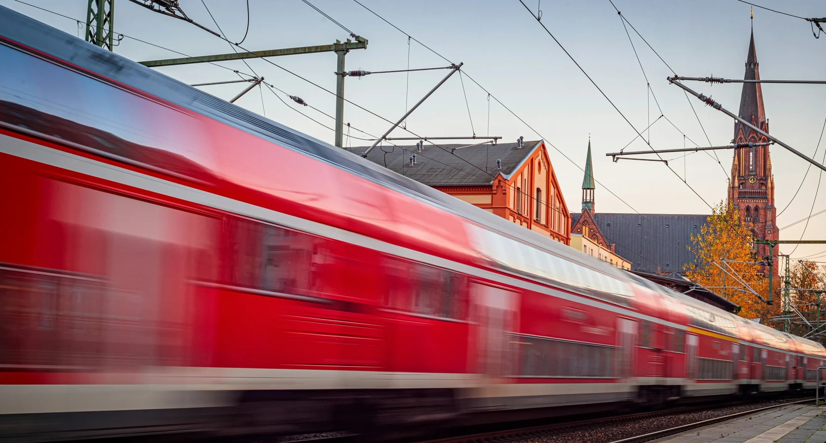 rijdende trein