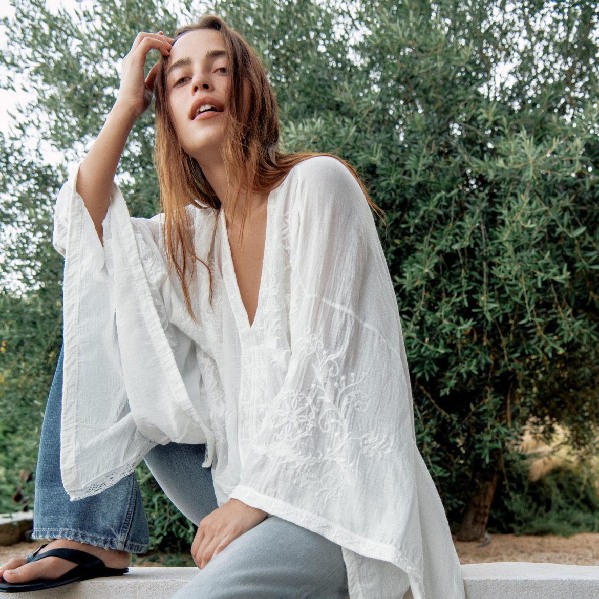 cape blouse zara