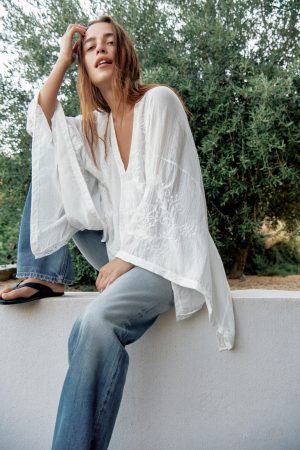cape blouse zara