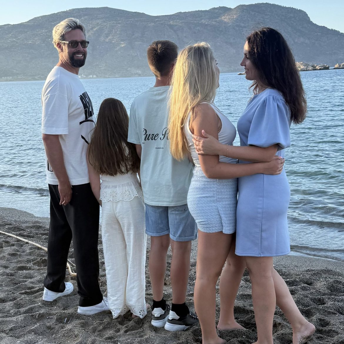 Kirsten en Nick Schilder op Karpathos in Griekenland