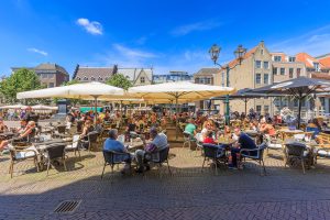 terras, nederland, zon