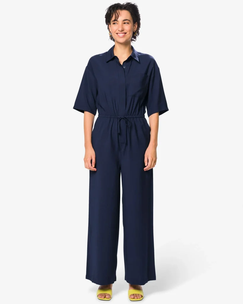 donkerblauwe boilersuit