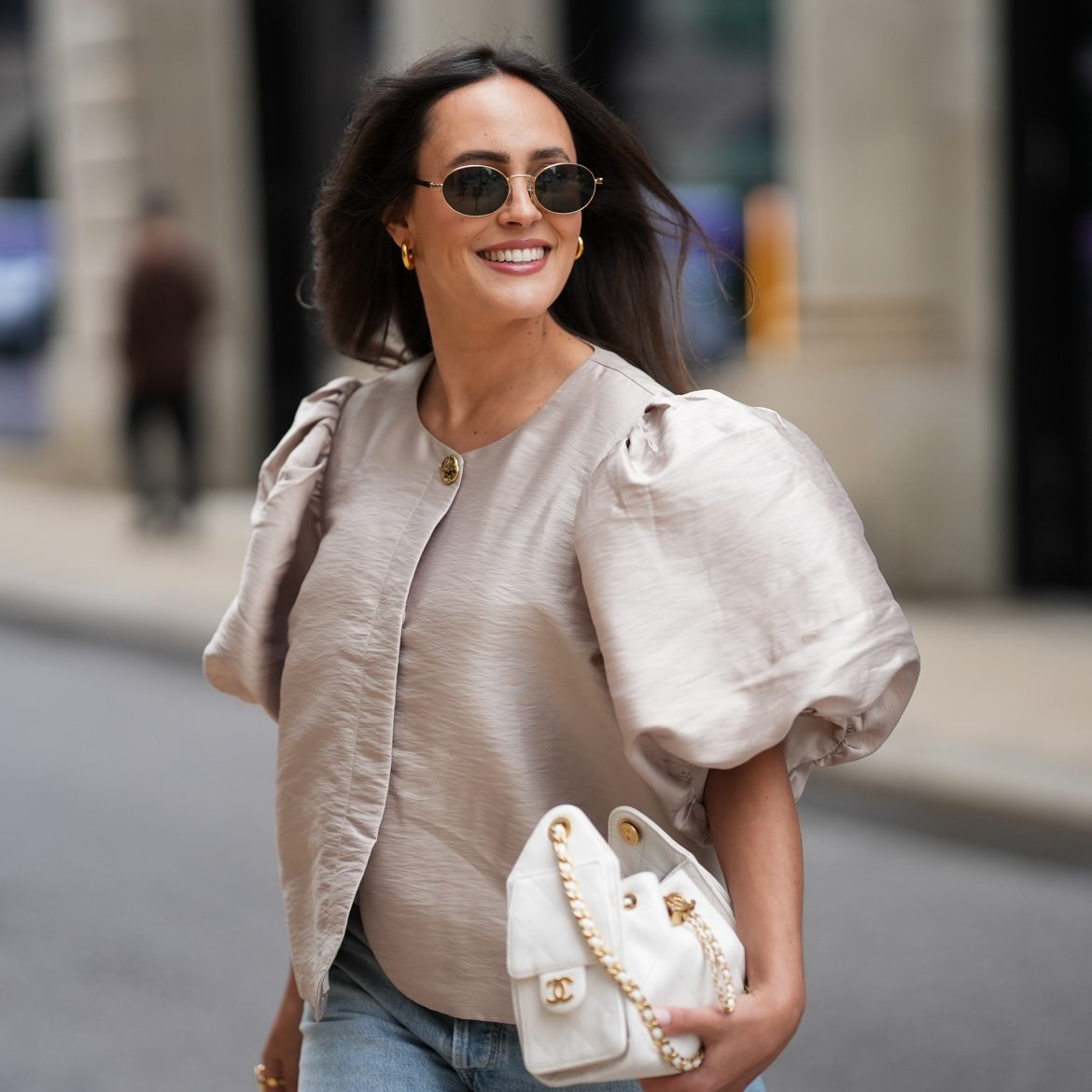 pofmouwen blouse