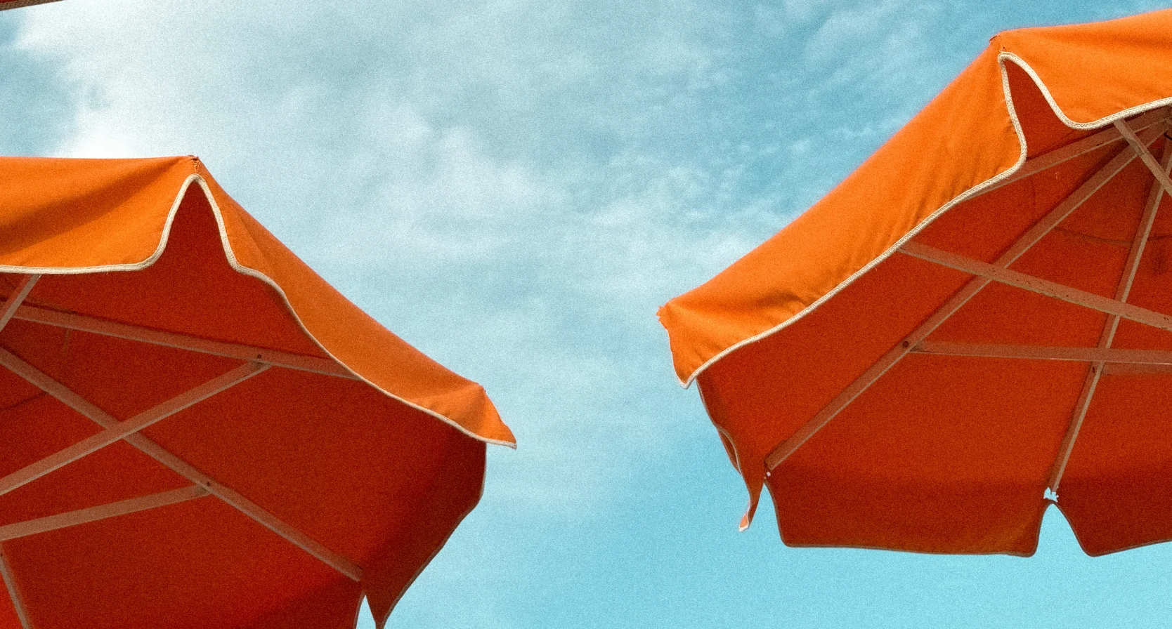 Parasol met voet