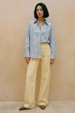 Vero Moda blouse met boorduursel
