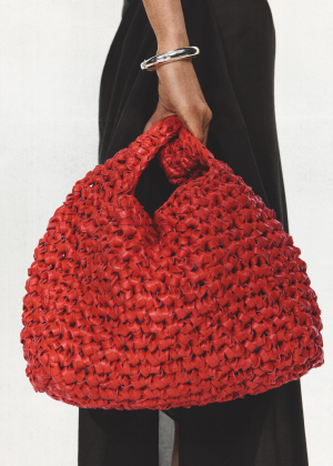 mango tas knalrood