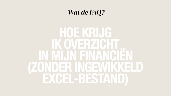 overzicht excel