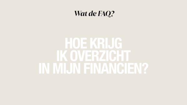 Geen idee waar je geld blijft? Zo krijg je zonder gedoe inzicht in je uitgaven
