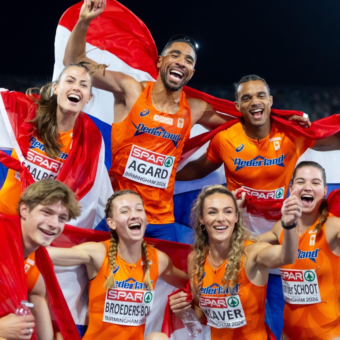 TeamNL schrijft atletiekgeschiedenis: nooit eerder zoveel EK-medailles