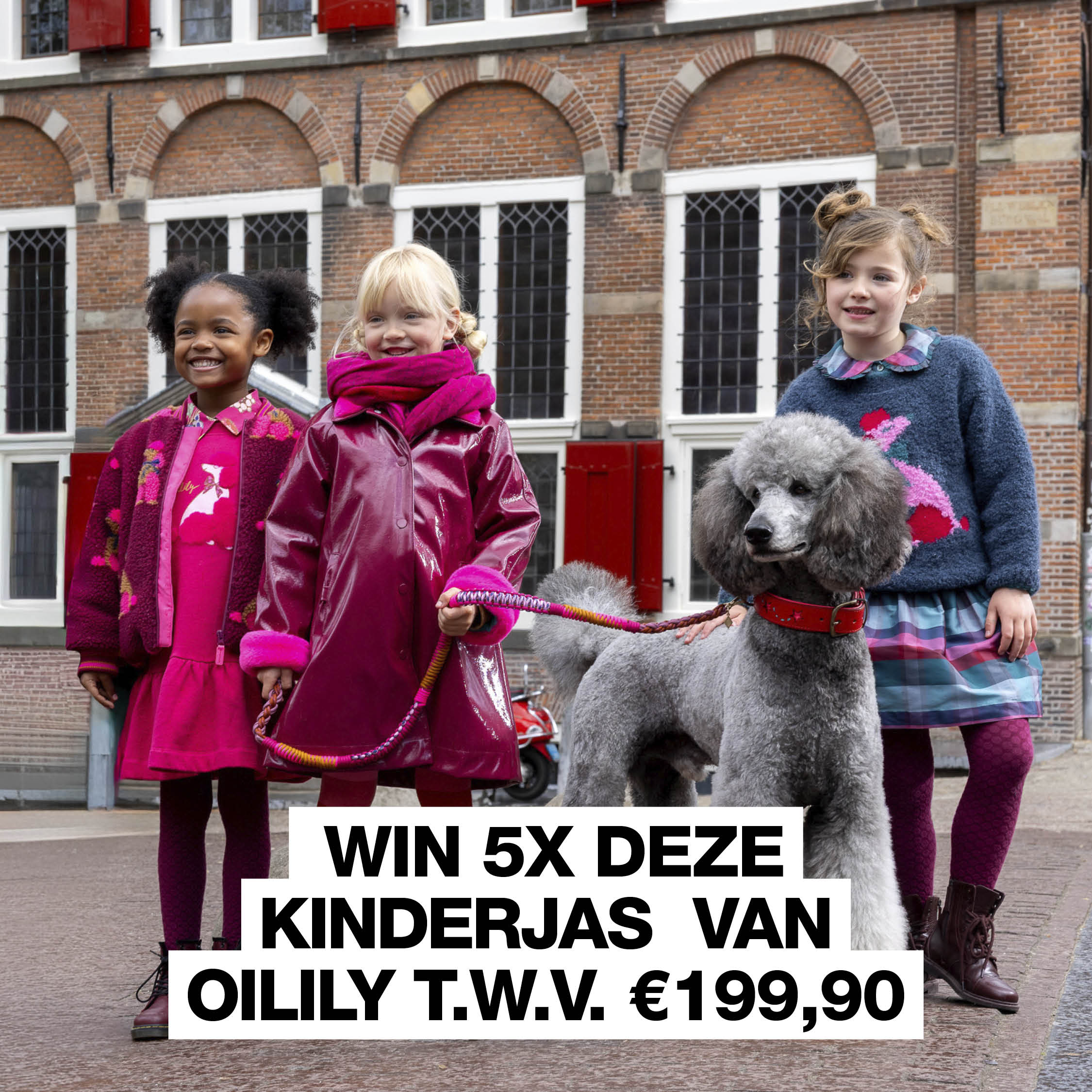Herfstproof én een eyecatcher: win deze vrolijke Oilily-jas, ter waarde van 200 (!) euro, voor je kind