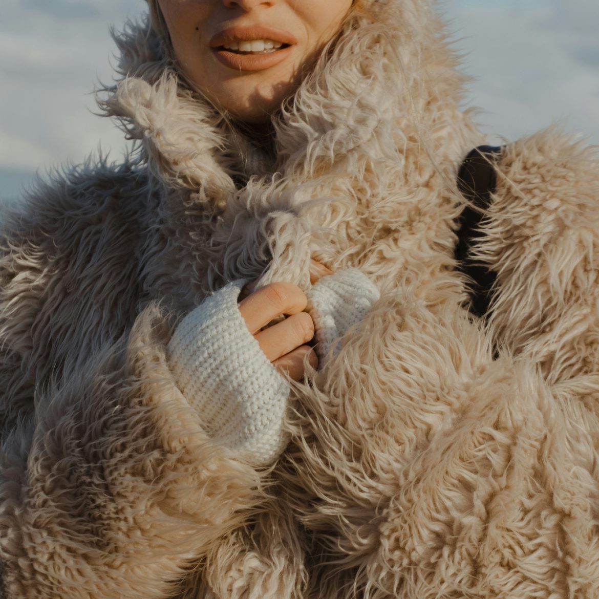 warme jas vrouw winter