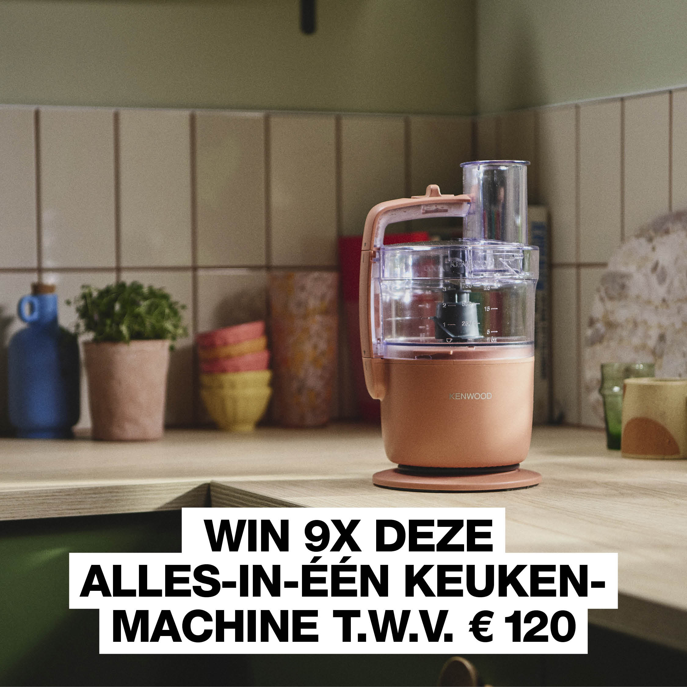 Gezond, makkelijk en snel: maak 9x kans op deze handige keukenhulp van Kenwood