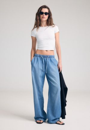 Stradivarius spijkerbroek elastische tailleband