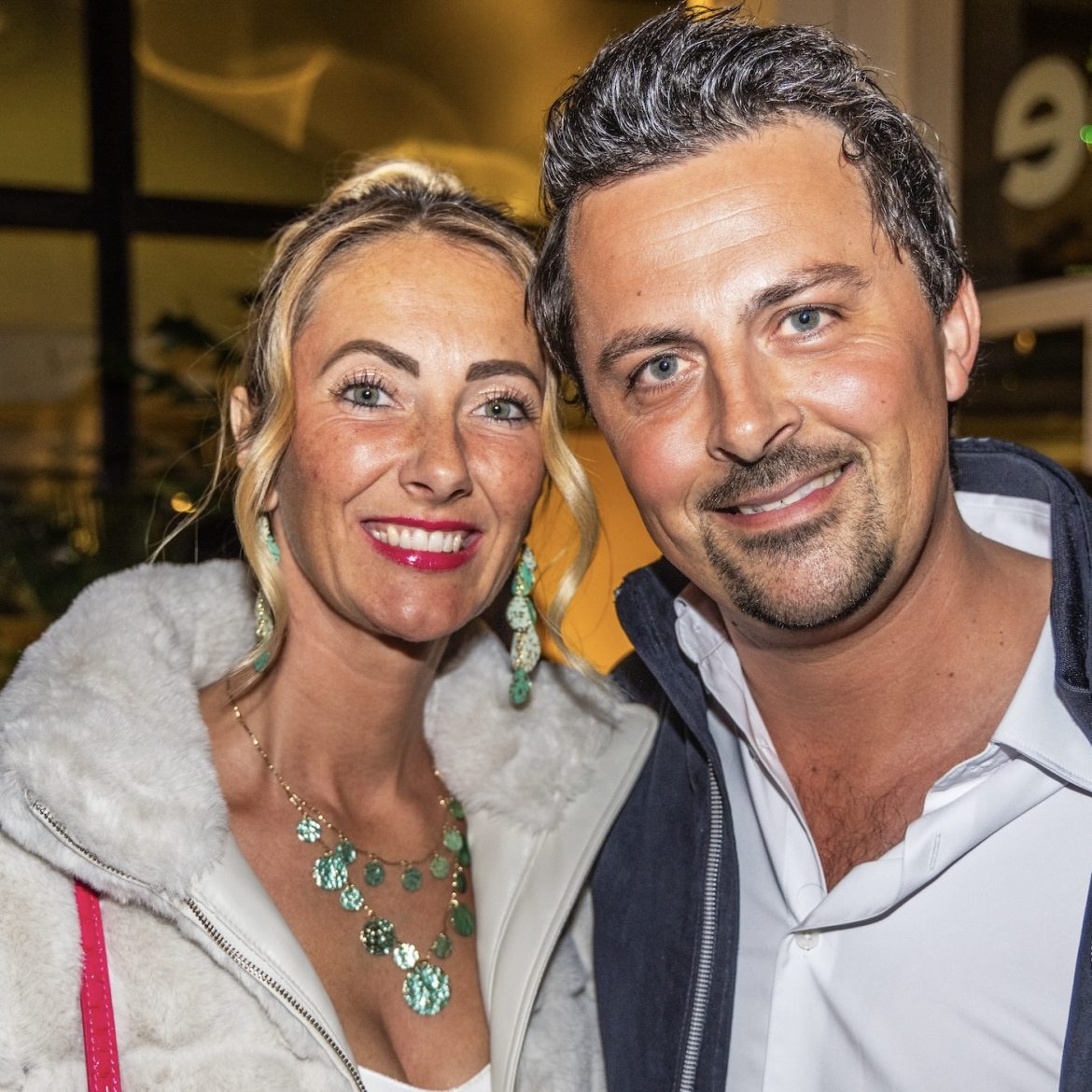 Mike Hansler met Veerle